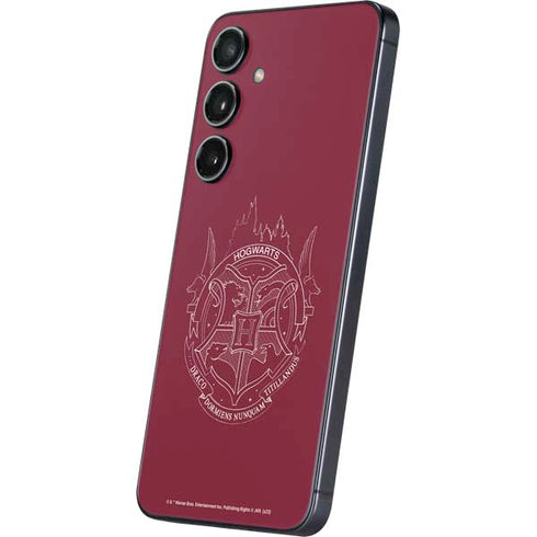 Wizarding Worlds Harry Potter Hogwarts Crest Galaxy S25 Skin